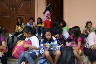 Allemaal klaar voor vertrek!